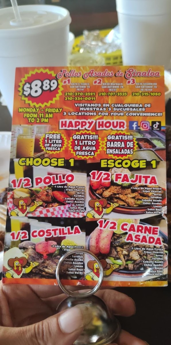 Pollos Asados de Sinaloa Menu - Image 2