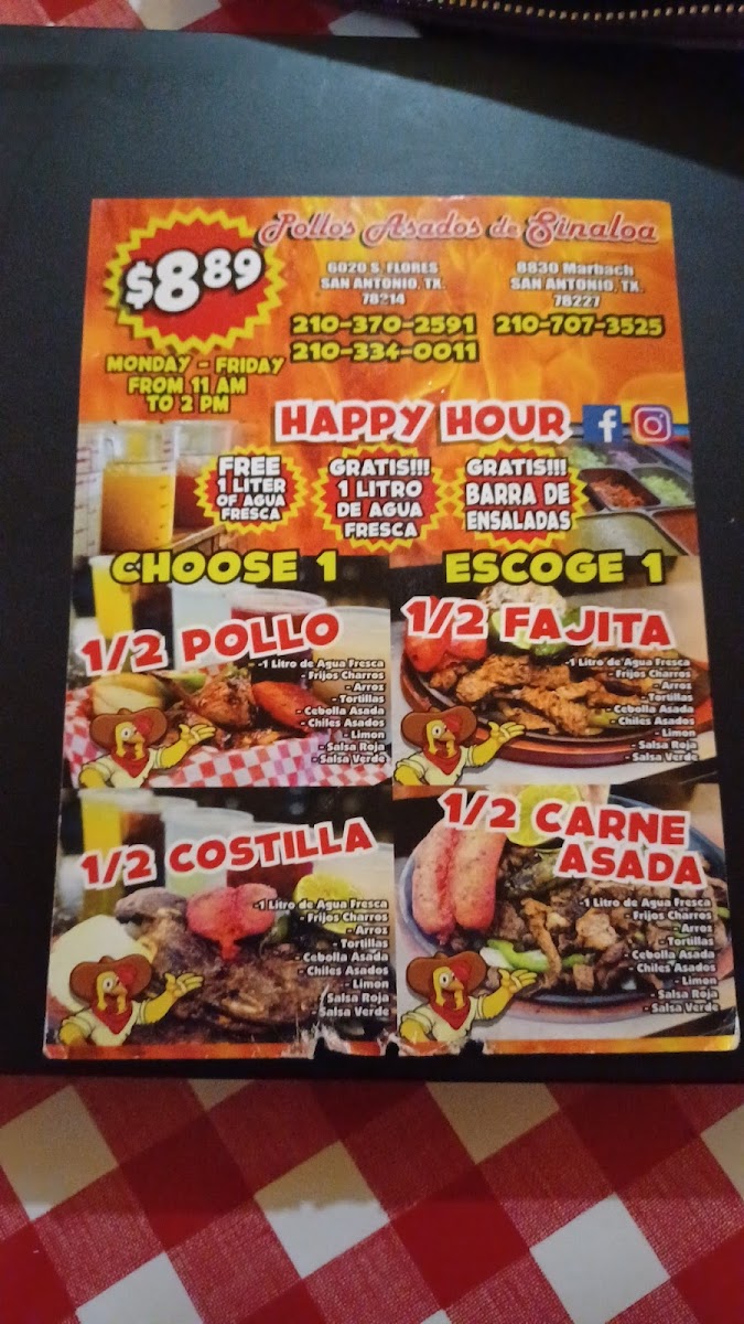 Pollos Asados de Sinaloa Menu - Image 4