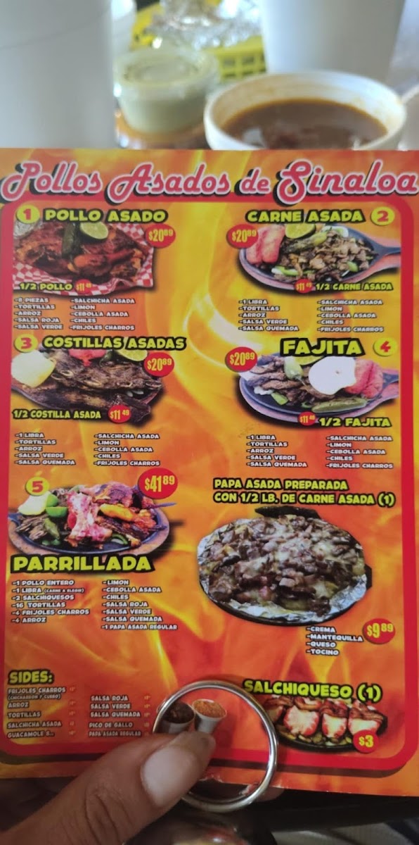 Pollos Asados de Sinaloa Menu - Image 5